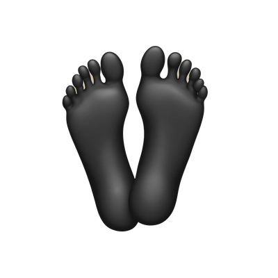2 black feet