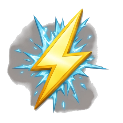 2 lightning bolts in diamond 