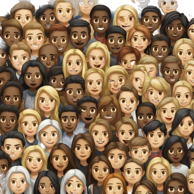 a lot of white students