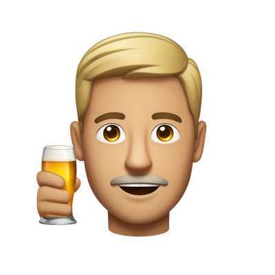 A man with alcohol
