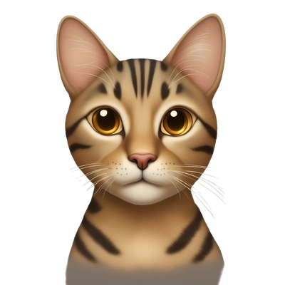 a sandy black tabby cat with honey eyes and a cute face