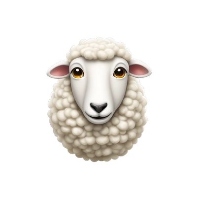 a sheep with two heads