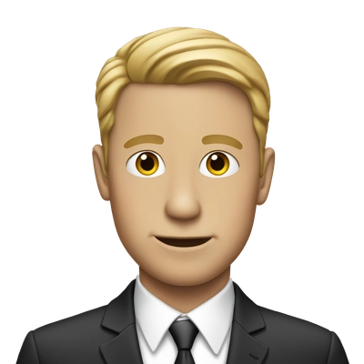 A white man in a suit 