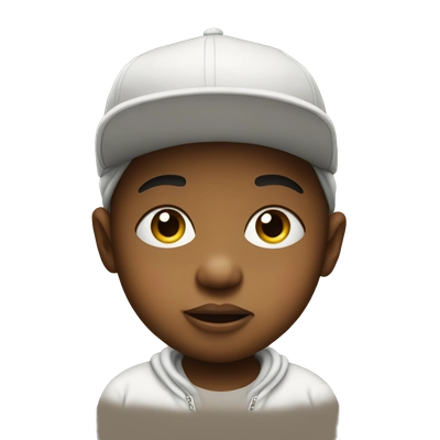 baby with rapper hat