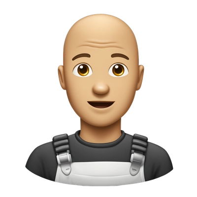 Bald person have coockie