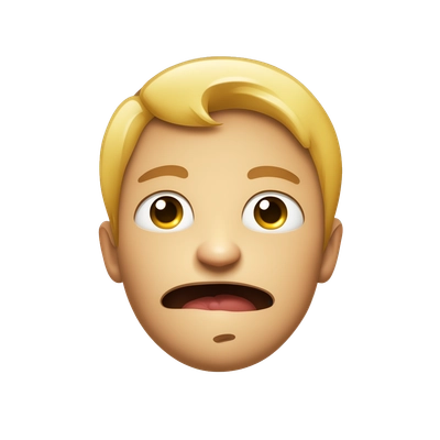 basic emoji face choking yourself