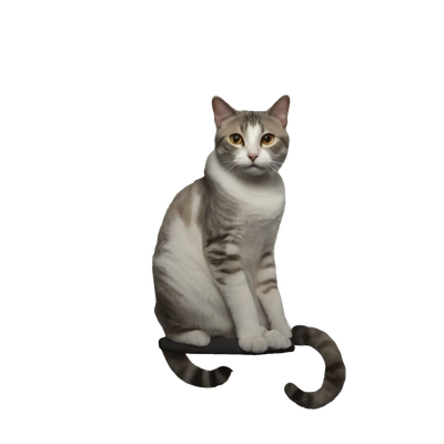 cat on the moon