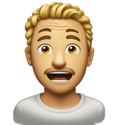 Chocking yourself emoji