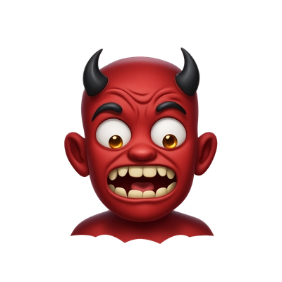 Choking with hands devil head