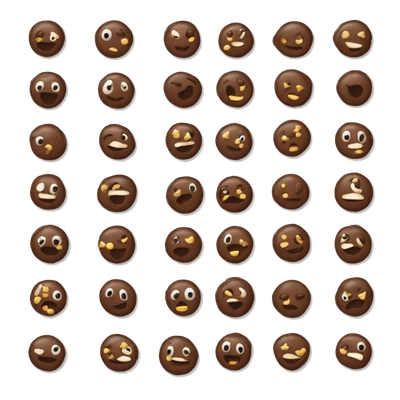 cioccolatini a forma di stelle