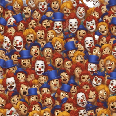 Clown falls