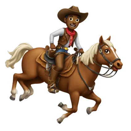 cowboy riding a horse