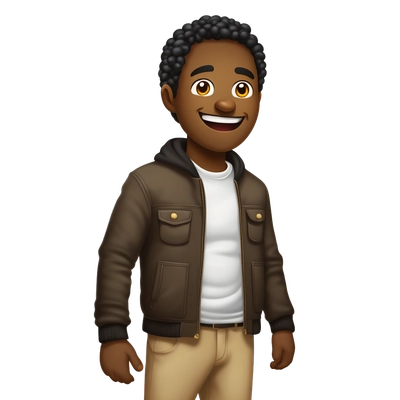 crie um emoji feliz usando aparelho