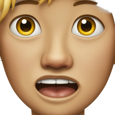 Crying emoji hyper realistic 
