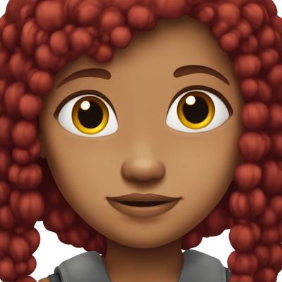 dark cherry red haired girl