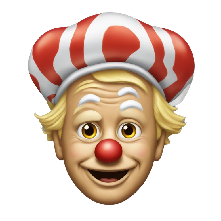 Donald Trump as a Clown