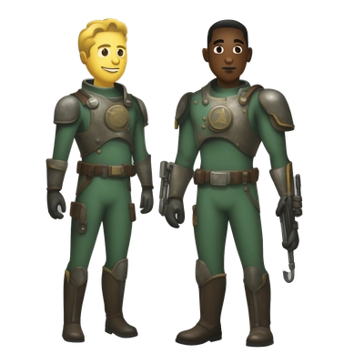 Fallout hero, Fallout 1, Vault 13 armor, man. 