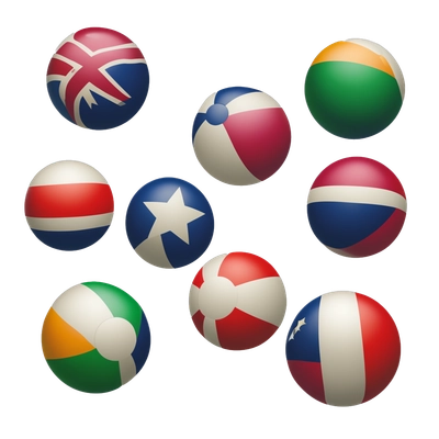 Flag pool ball 8
