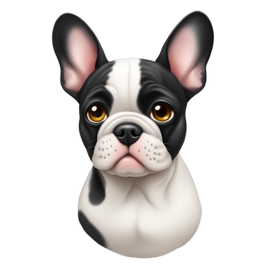 French bulldog stay and look 