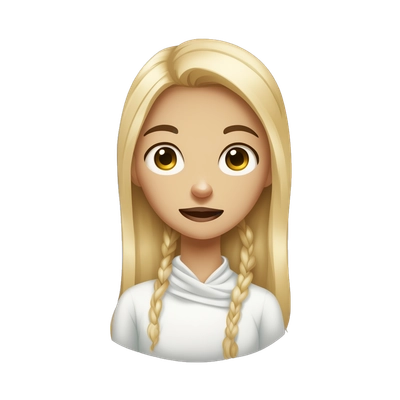 Girl holding her neck with dead eyes