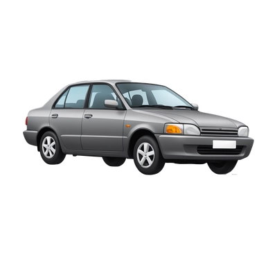 gray toyota corolla e100