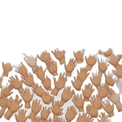 hands around neck