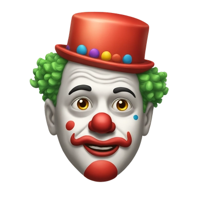 Head of the clown-gamer
