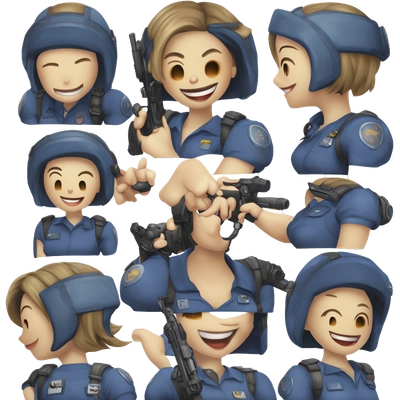Jill Valentine, laughter