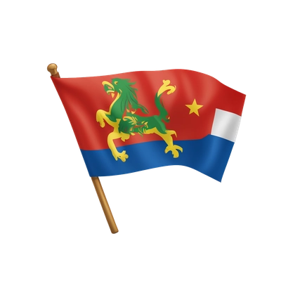 Le drapeau de le Sicile 