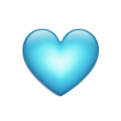 light-blue heart 