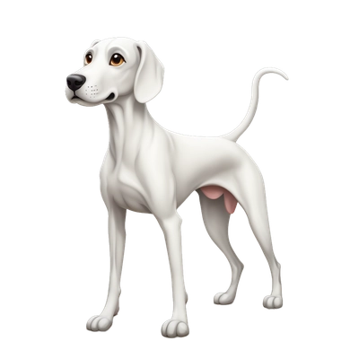 Mudhol hound dog white 