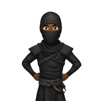 ninja black person