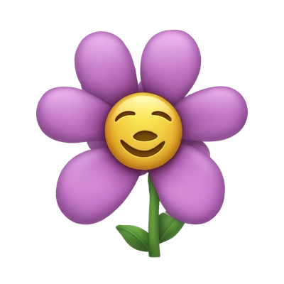 one flower