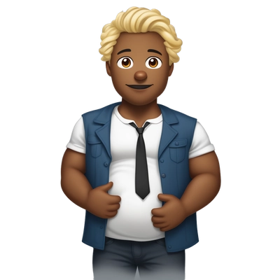 pregnant thomas kauff negro superman with blonde hair and red ass hair