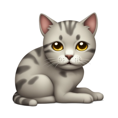 Sad cat iOS style