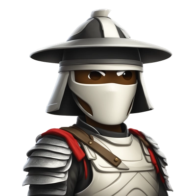 samouraï on guard 