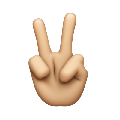 Showing middle finger