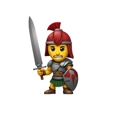 Spartan with sword