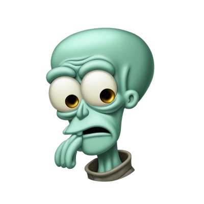 squidward chiking himself
