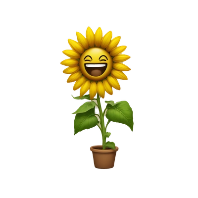 sunflower dancing with human face in it