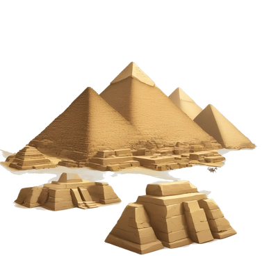 the ancient egyptian pyramids of giza