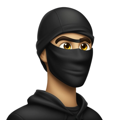 The thief in the black mask