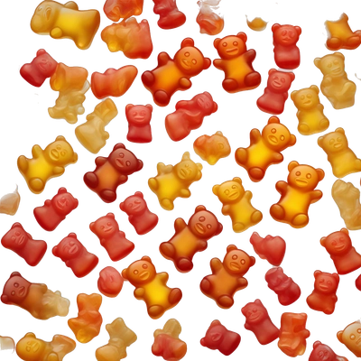 translucent gummy bear haribo