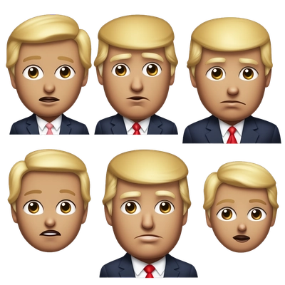 trump with makeup
