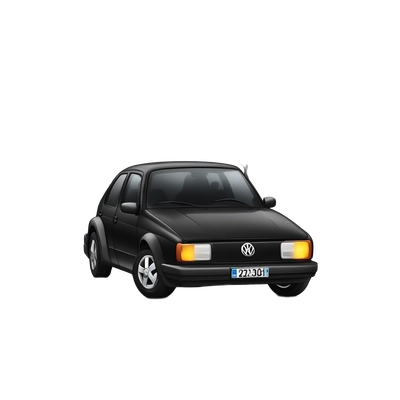 Volkswagen Bora with black smoke blowing black smoke from the exhaust