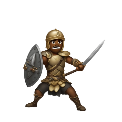 warrior fighting to the death