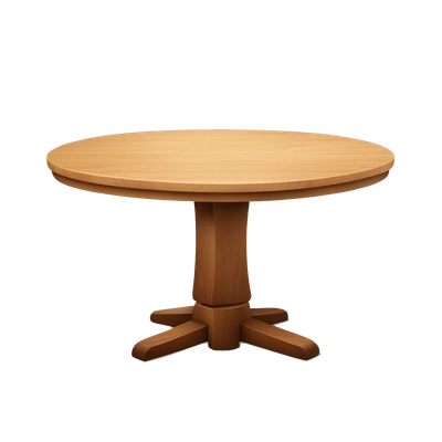 wood round table 