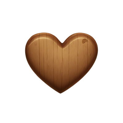 wooden heart