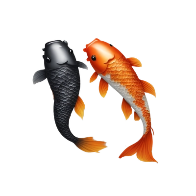 Yin Yang-koi fish