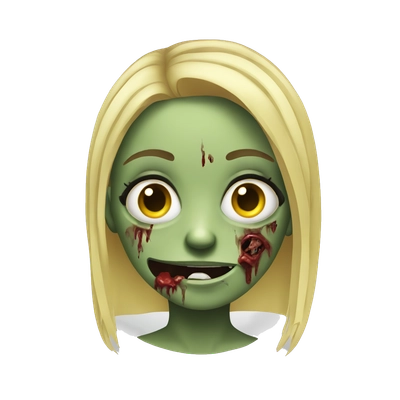 zombie blonde girl
